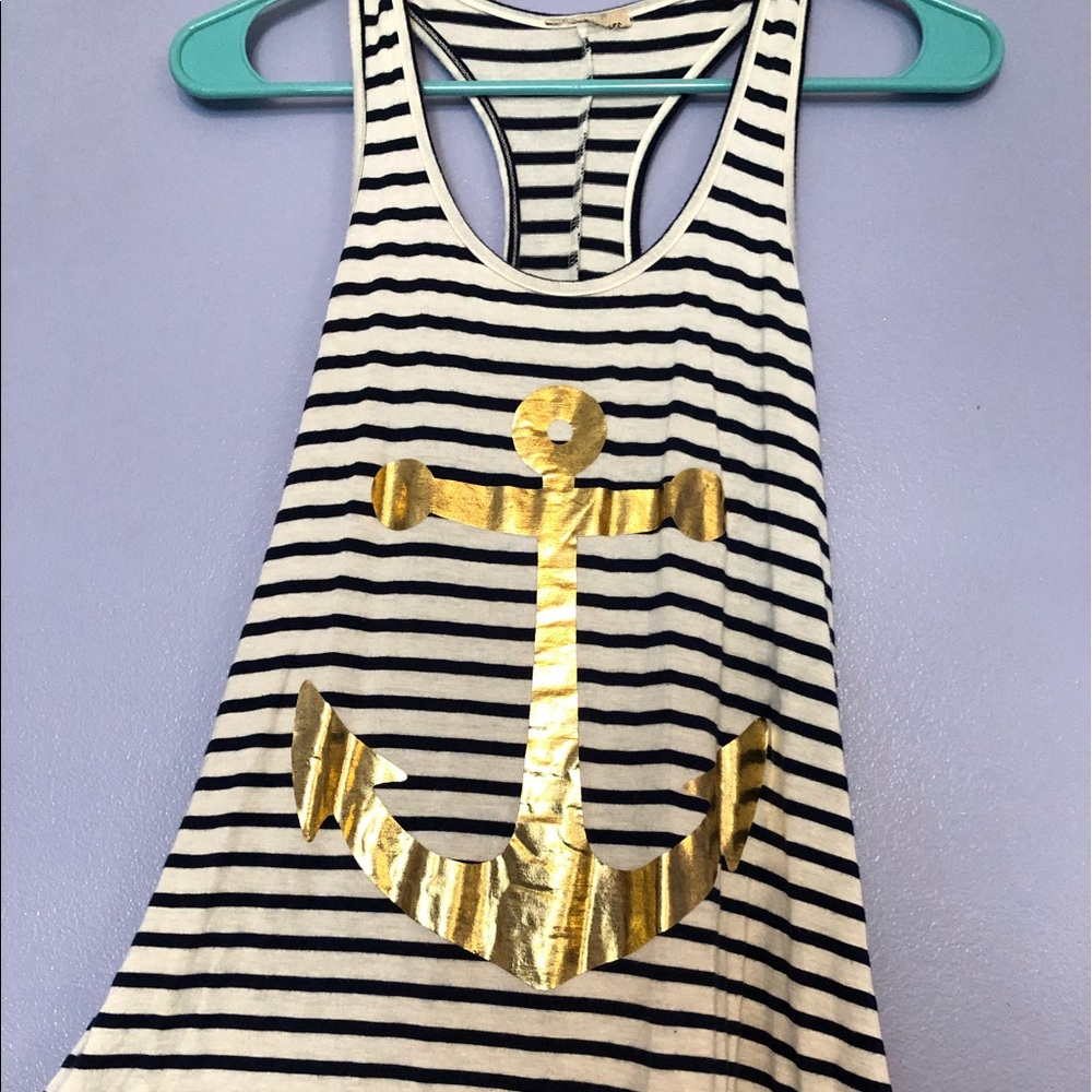 Cute anchor tank